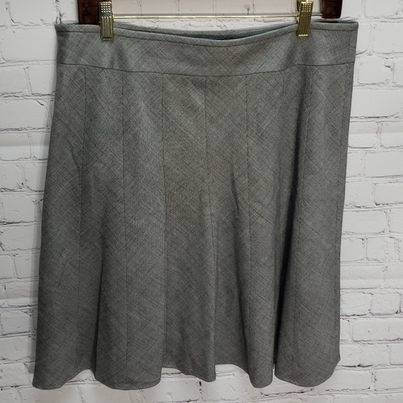 Tahari Suit Skirt Blazer Size 12 Gray - Picture 6 of 14